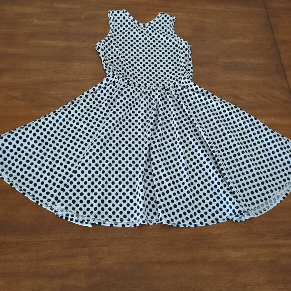Dot Dot smile tank polkadot. twirl dress size 5/6 GUC - Picture 6 of 7